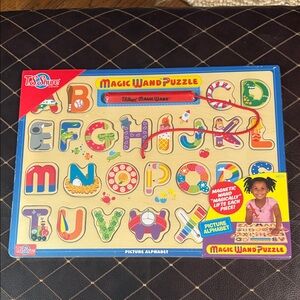 TS Shure Magic Wand Puzzle - Vibrant Alphabet Game NWT in factory plastic